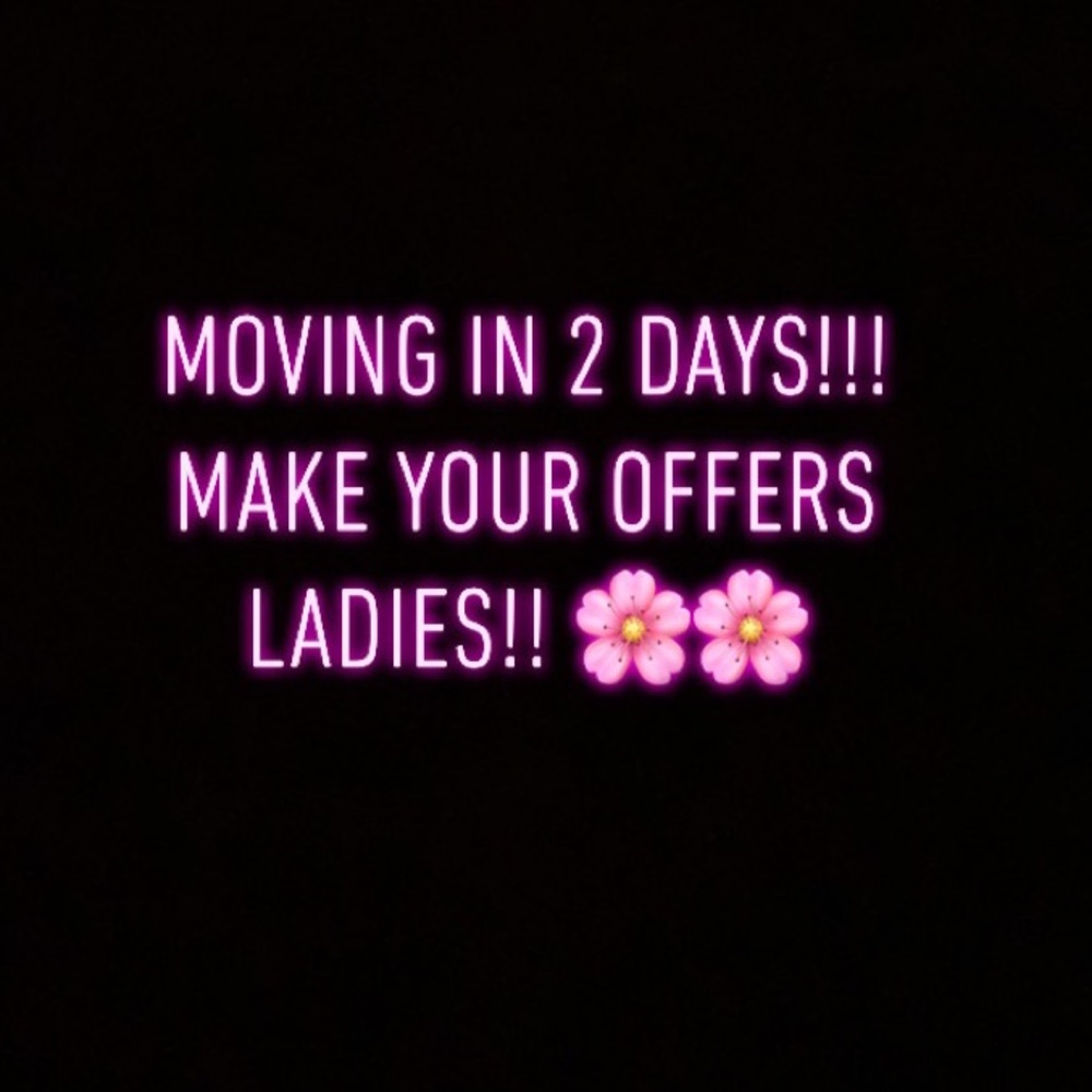 MOVING!! WIPE OUT MY CLOSER